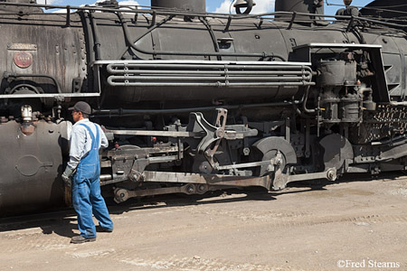 Durango and Silverton Narrow Gauge Railroad Silverton Station Engine 480